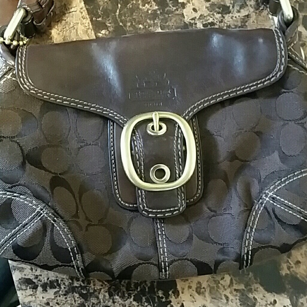 Coach brown bag